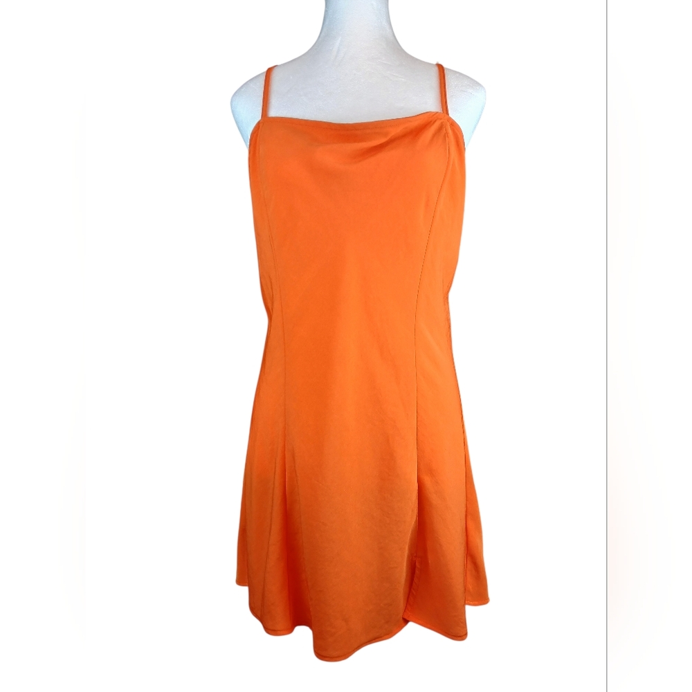 Urban Renewal Adjustable Slip Dress Orange Large